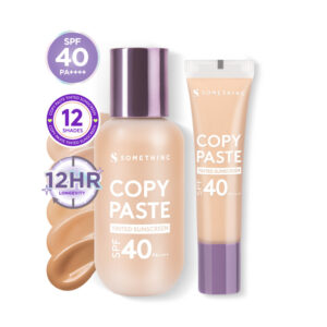 somethinc copy paste tinted sunscreen spf 40 pa++++/tabir surya