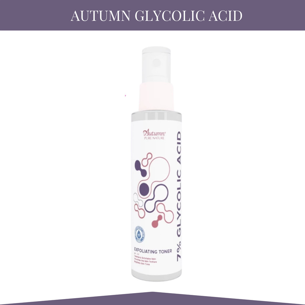 autumn 7% glycolic acid exfoliating toner 100ml/toner wajah dan badan autumn 7% glycolic acid exfoliating toner 100ml/toner wajah dan badan