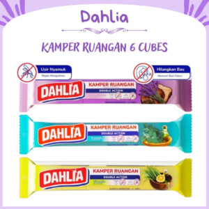 dahlia kamper ruangan 6 cubes/pengharum ruangan