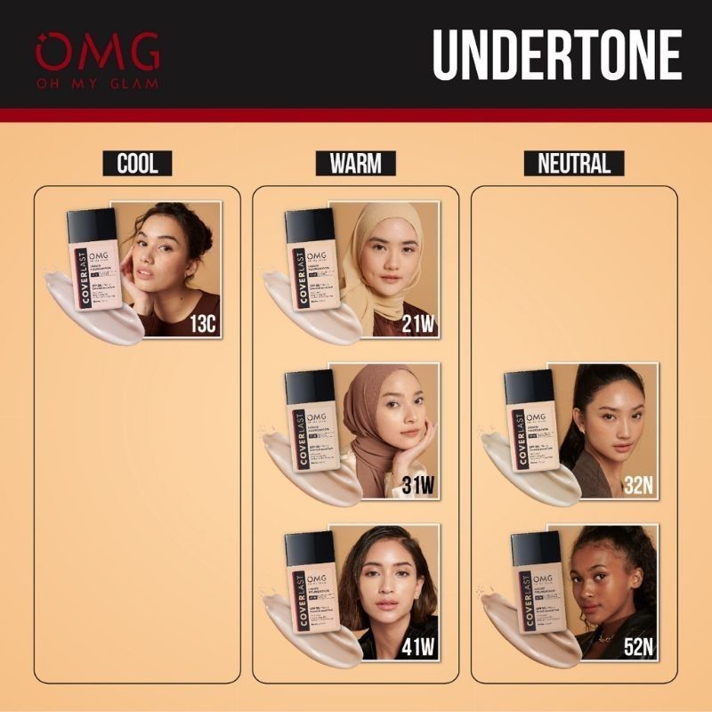 omg oh my glam coverlast liquid foundation spf 20 pa++ 25ml | alas bedak omg oh my glam coverlast liquid foundation spf 20 pa++ 25ml | alas bedak