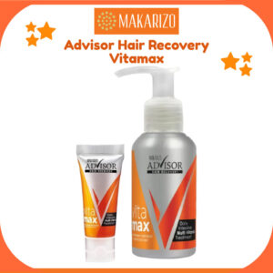 makarizo advisor hair recovery vitamax 50ml and 8ml/vitamin rambut