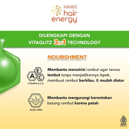 makarizo hair energy vitaglitz hair serum 6x1ml/vitamin rambut makarizo hair energy vitaglitz hair serum 6x1ml/vitamin rambut