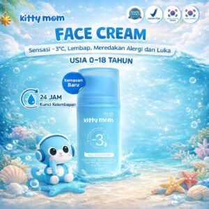 kitty mom baby face cream moisturizer 50g/krim wajah bayi