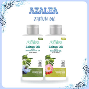 azalea zaitun oil with habbatussauda and rosehip oil 150ml
