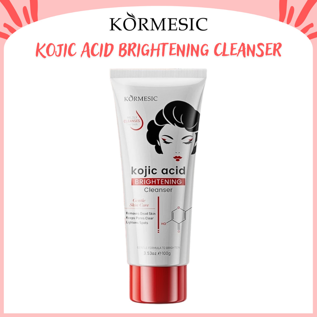 kormesic kojic acid brightening cleanser 100g/pembersih wajah kormesic kojic acid brightening cleanser 100g/pembersih wajah