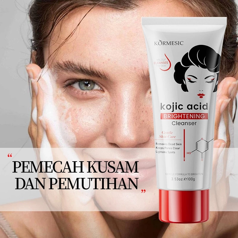 kormesic kojic acid brightening cleanser 100g/pembersih wajah kormesic kojic acid brightening cleanser 100g/pembersih wajah