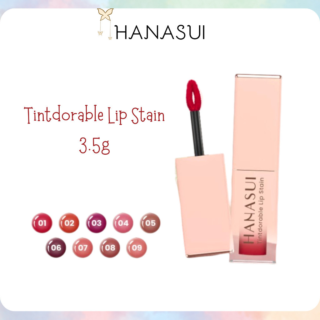 hanasui tintdorable lip stain 3.5g/lip tint hanasui tintdorable lip stain 3.5g/lip tint