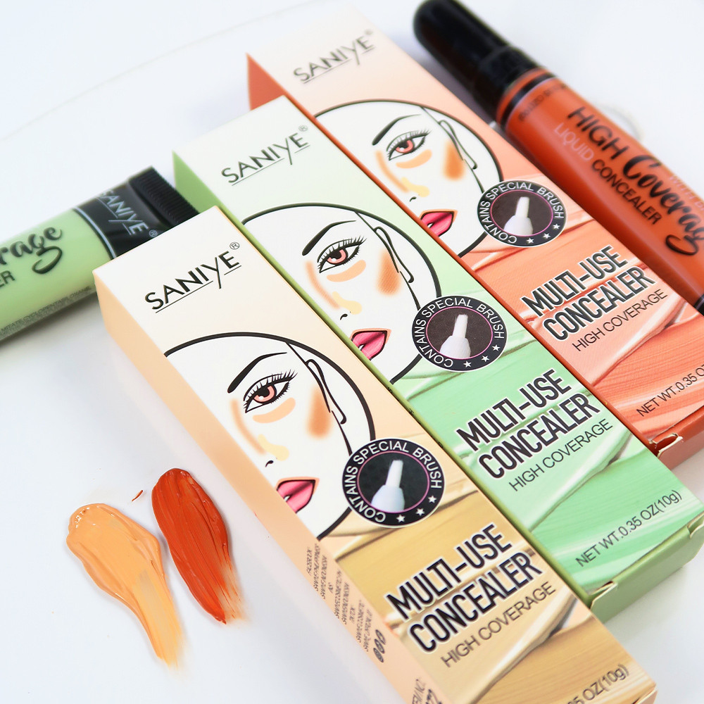 saniye high coverage liquid concealer with brush 10g saniye high coverage liquid concealer with brush 10g