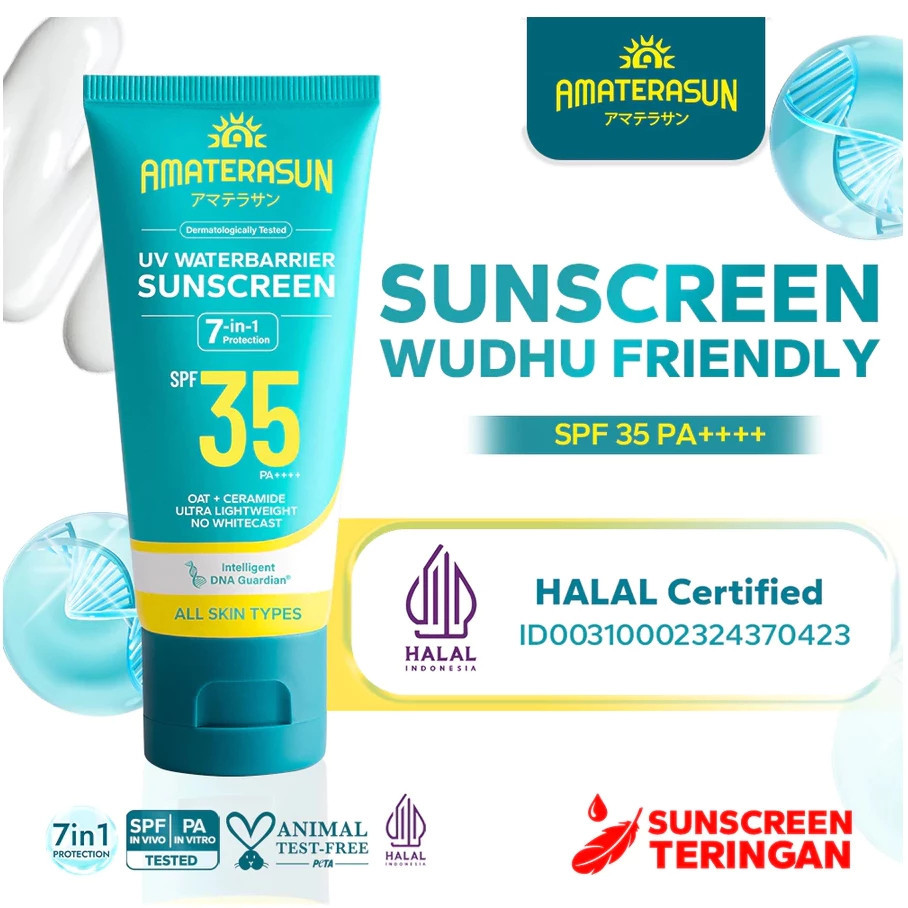 amaterasun uv waterbarrier spf 35 pa++++ 40g/tabir surya amaterasun uv waterbarrier spf 35 pa++++ 40g/tabir surya