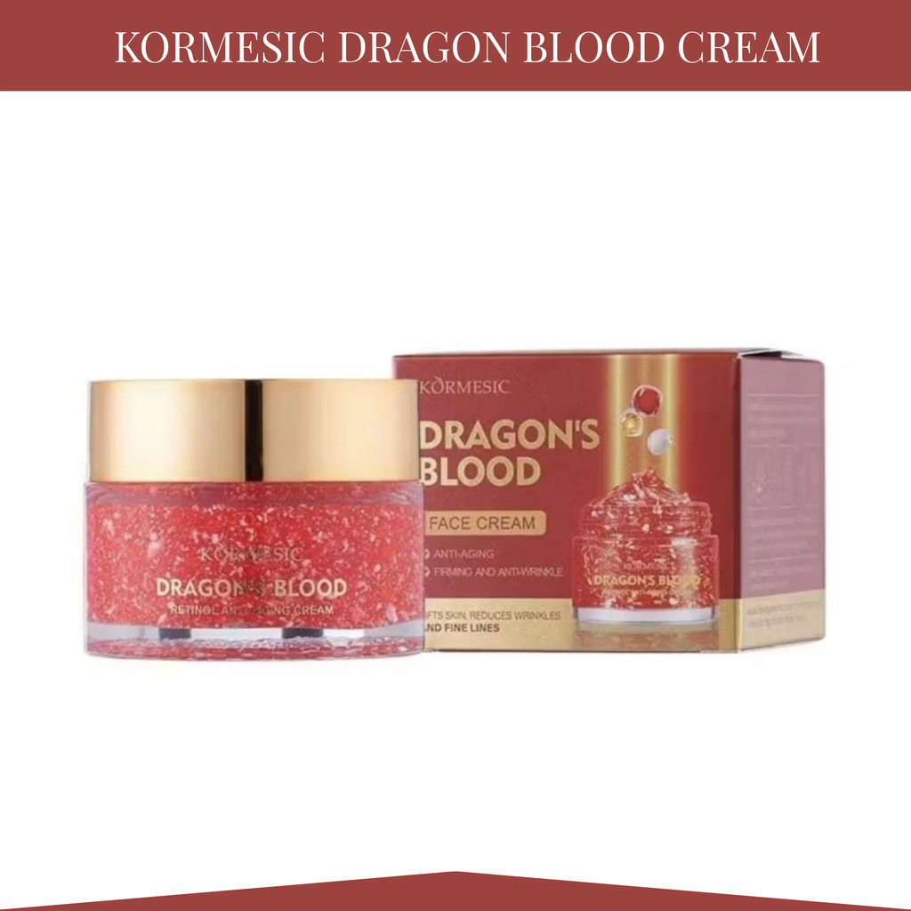 kormesic dragons blood retinol anti aging cream 50g/pelembab wajah kormesic dragons blood retinol anti aging cream 50g/pelembab wajah