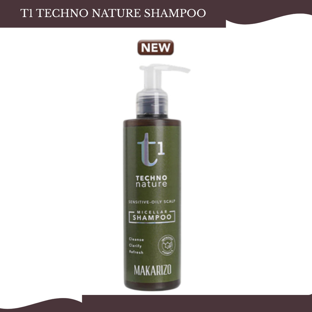 makarizo t1 techno nature micellar shampoo 180ml makarizo t1 techno nature micellar shampoo 180ml