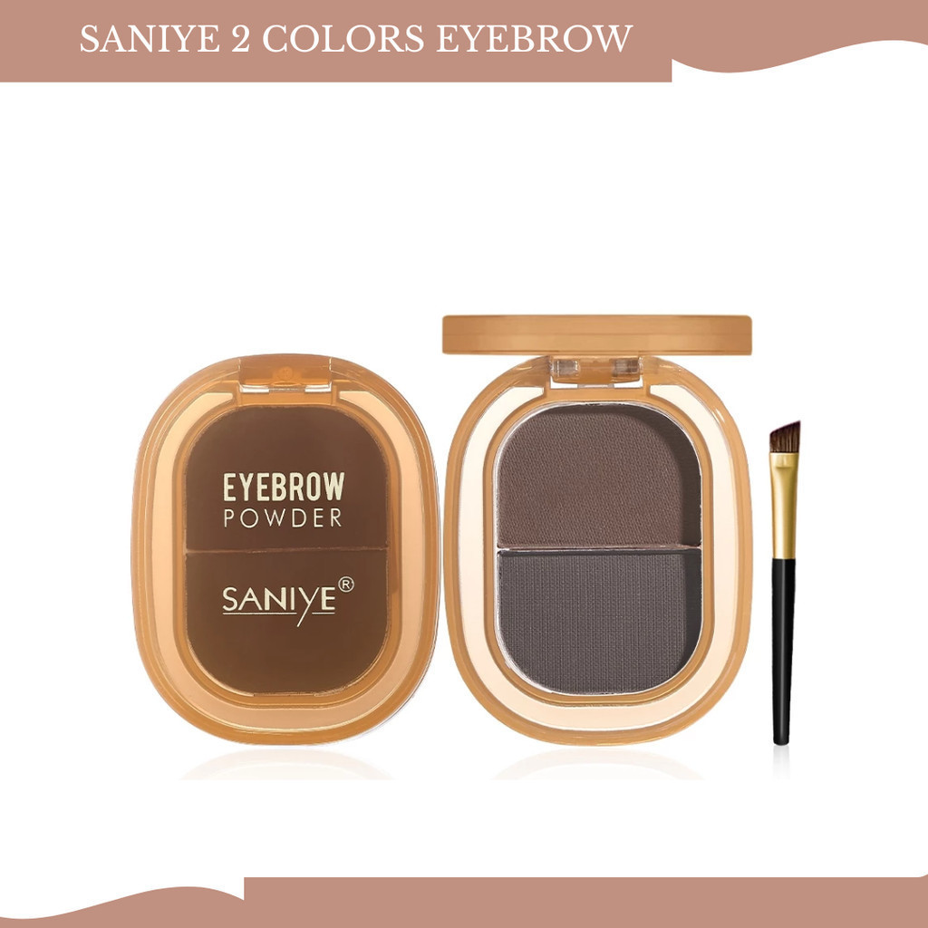 saniye 2 colors eyebrow powder waterproof 2.2g/pensil alis saniye 2 colors eyebrow powder waterproof 2.2g/pensil alis