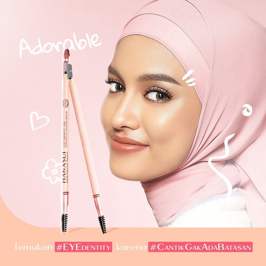 hanasui eyebrowtiful pencil/pensil alis hanasui eyebrowtiful pencil/pensil alis