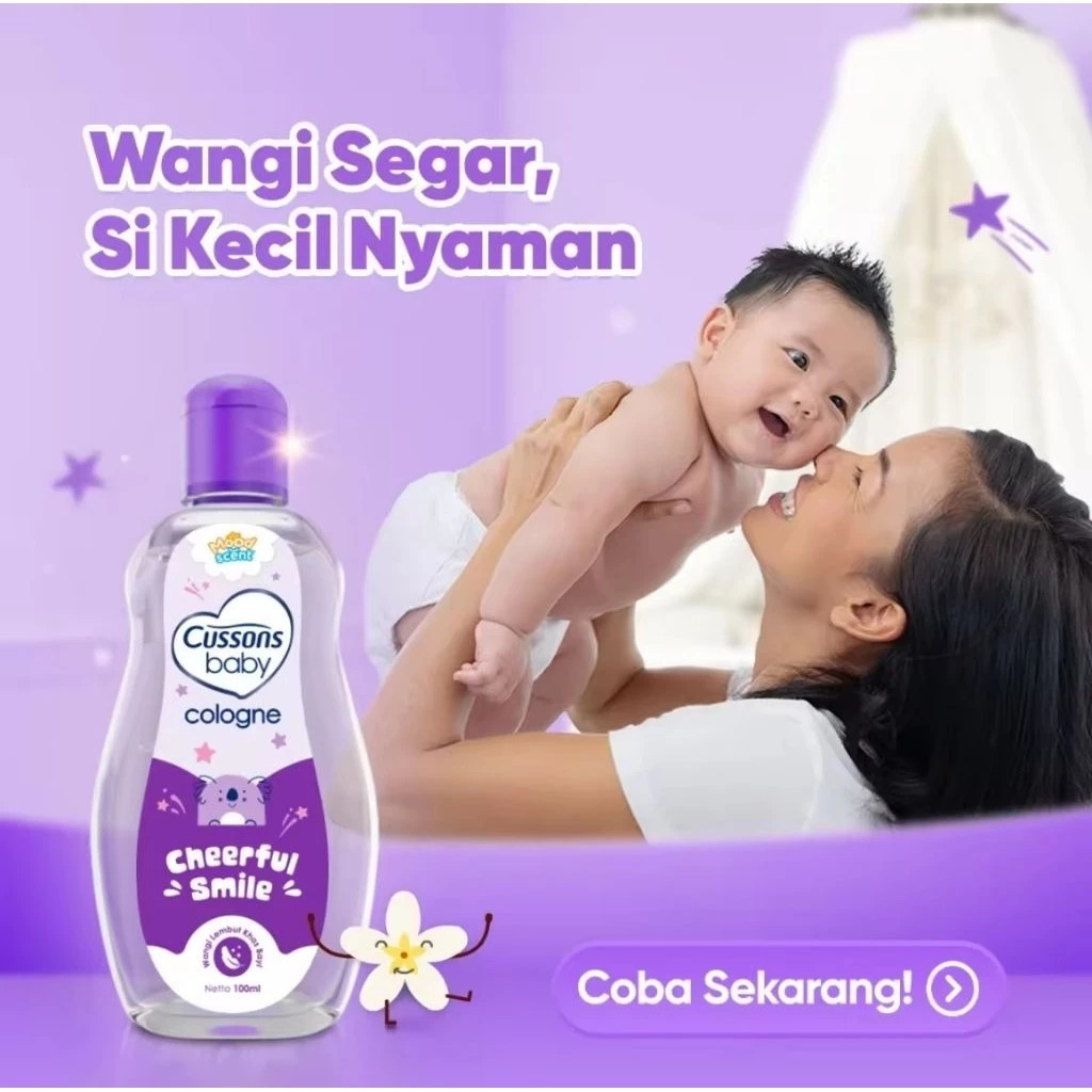 cussons baby cologne 100ml/parfum bayi cussons baby cologne 100ml/parfum bayi