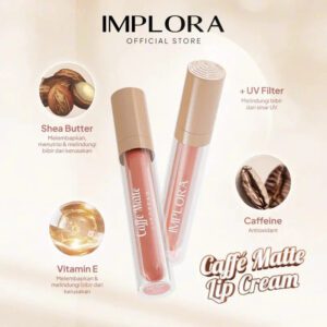 implora caffe matte lip cream/lip matte