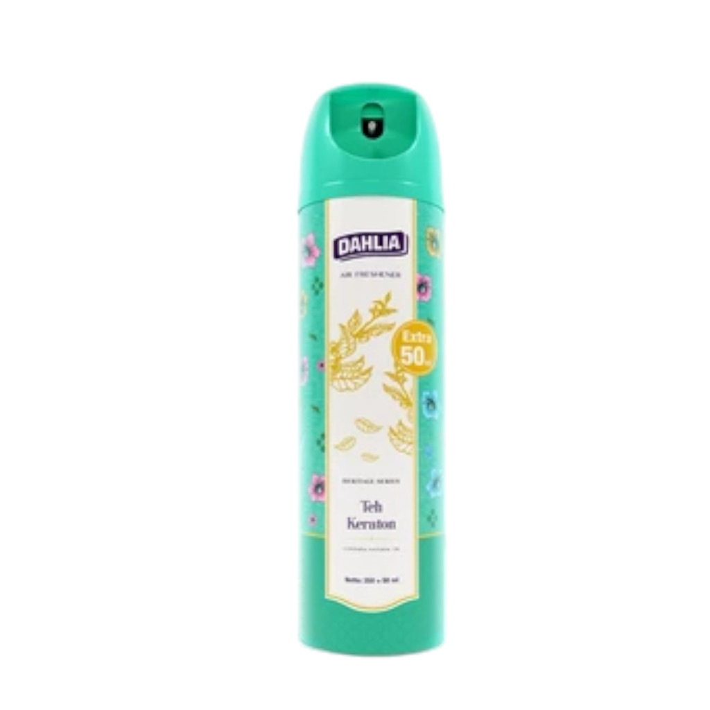 dahlia aerosol heritage series teh keraton 350ml plus 50ml/pengharum ruangan dahlia aerosol heritage series teh keraton 350ml plus 50ml/pengharum ruangan