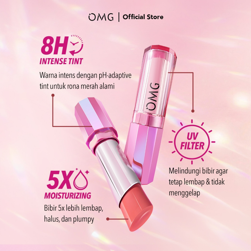 omg oh my glam gloss up tinted lip balm 3.5g omg oh my glam gloss up tinted lip balm 3.5g