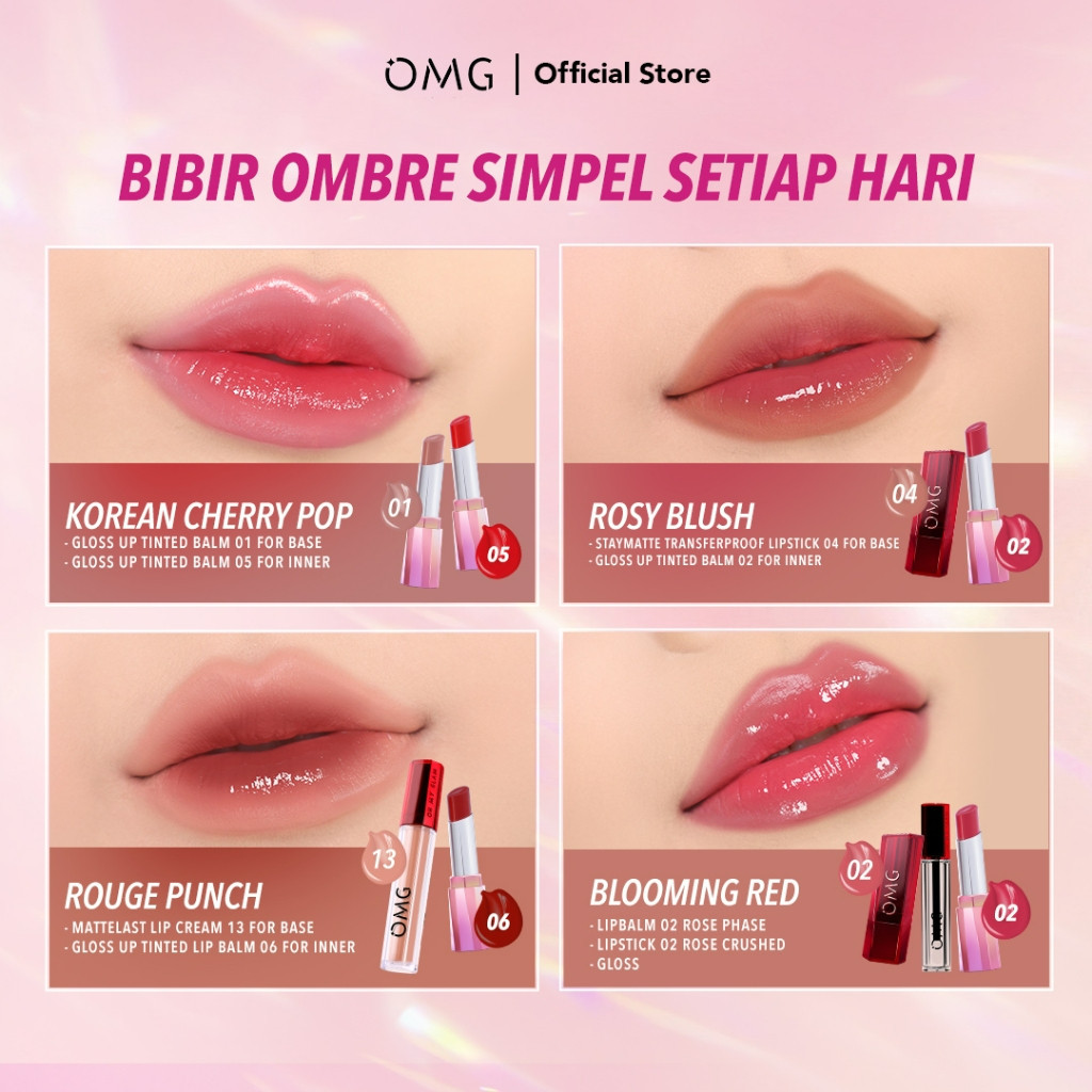 omg oh my glam gloss up tinted lip balm 3.5g omg oh my glam gloss up tinted lip balm 3.5g