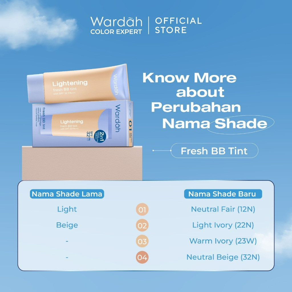 wardah lightening fresh bb tint 15ml & 30ml/ foundation/base makeup wardah lightening fresh bb tint 15ml & 30ml/ foundation/base makeup