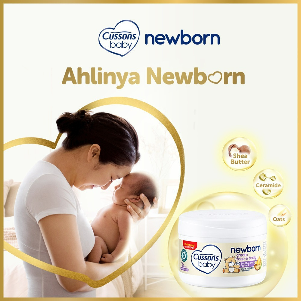 cussons baby newborn cream 50gr/krim bayi cussons baby newborn cream 50gr/krim bayi
