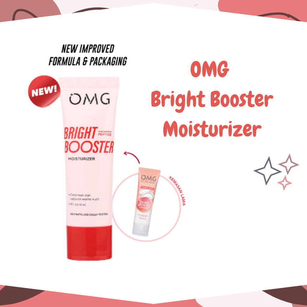 omg oh my glow bright booster moisturizer 25g / pelembab wajah omg oh my glow bright booster moisturizer 25g / pelembab wajah