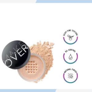 make over silky smooth translucent powder 35g | bedak tabur