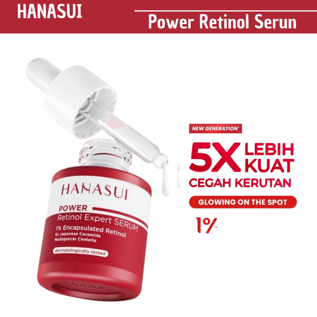 hanasui power retinol expert serum 20ml/serum wajah hanasui power retinol expert serum 20ml/serum wajah