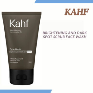kahf brightening and dark spot scrub face wash 100ml