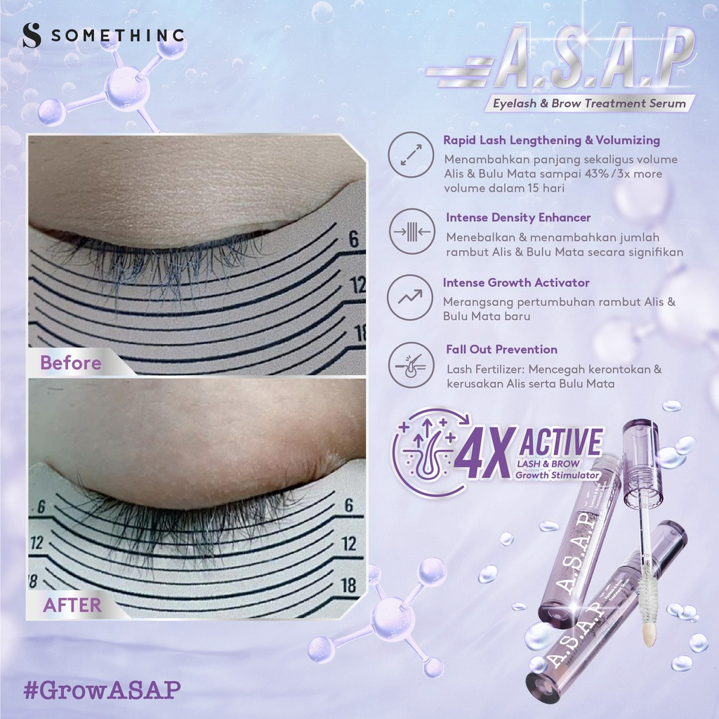 somethinc asap eyelash brow treatment serum 3.5ml somethinc asap eyelash brow treatment serum 3.5ml