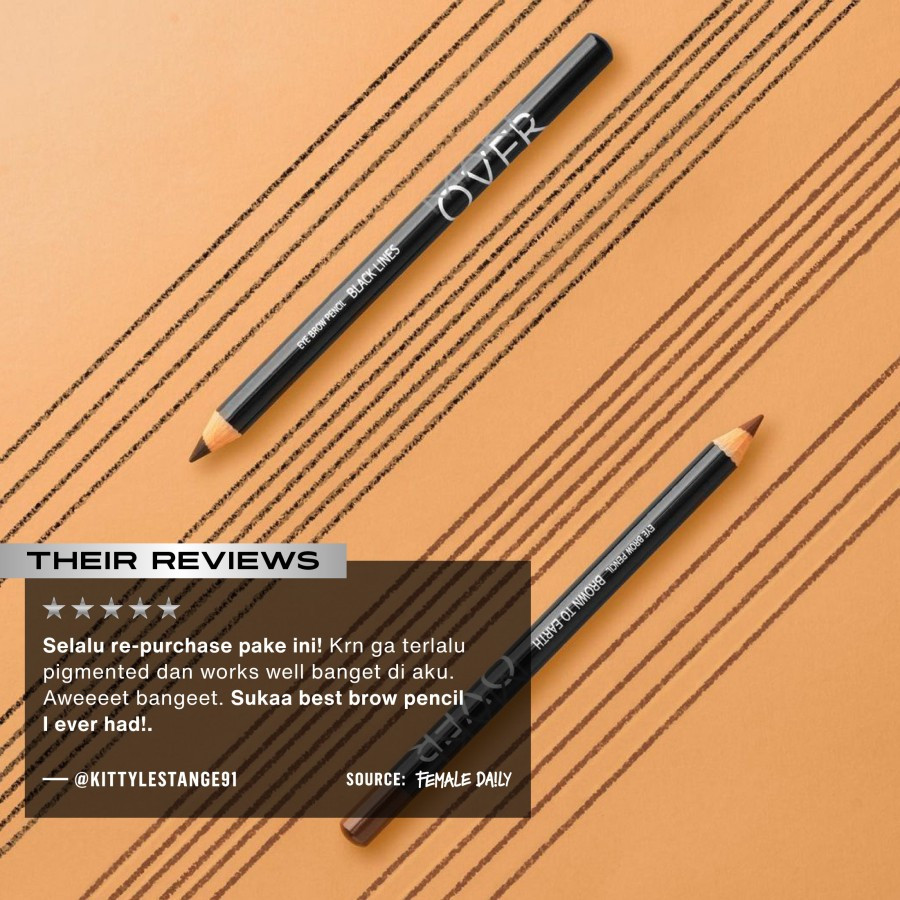 make over eyebrow pencil 1.14 g / eye brow pencil / pensil alis make over eyebrow pencil 1.14 g / eye brow pencil / pensil alis