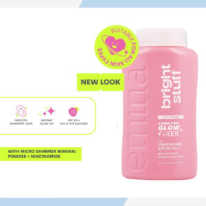 emina bright stuff loose powder 55g | bedak tabur