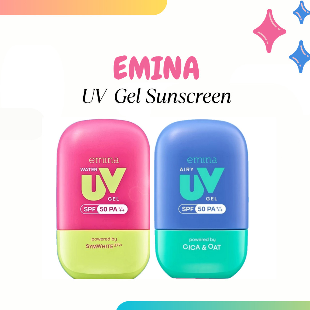 emina uv gel sunscreen spf 50 pa++++ 25ml/tabir surya emina uv gel sunscreen spf 50 pa++++ 25ml/tabir surya