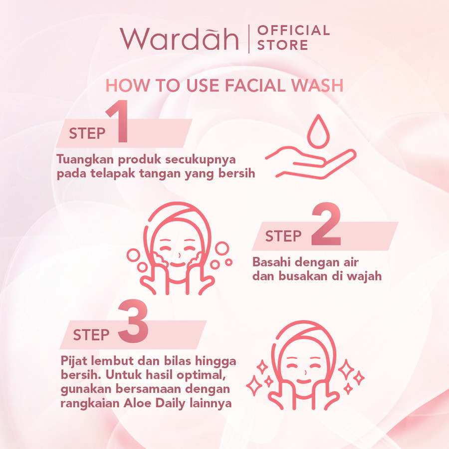 wardah hydra rose gel to foaming cleanser 100ml | pembersih wajah wardah hydra rose gel to foaming cleanser 100ml | pembersih wajah