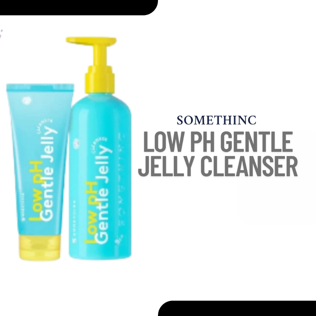 somethinc low ph gentle cleanser jelly 100ml and 350g/pembersih wajah somethinc low ph gentle cleanser jelly 100ml and 350g/pembersih wajah