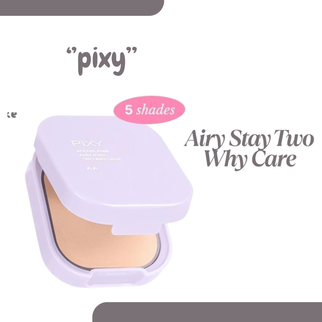 pixy airy stay two way cake/bedak padat pixy airy stay two way cake/bedak padat
