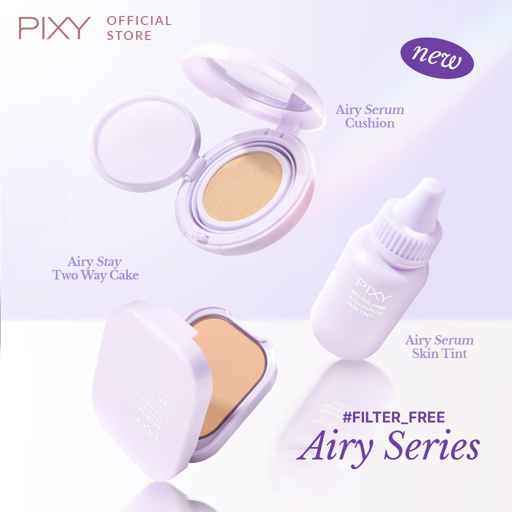 pixy airy stay two way cake/bedak padat pixy airy stay two way cake/bedak padat