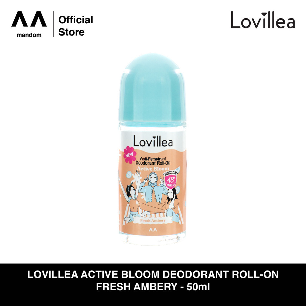 lovillea active bloom antiperspirant deodorant roll on 50ml lovillea active bloom antiperspirant deodorant roll on 50ml