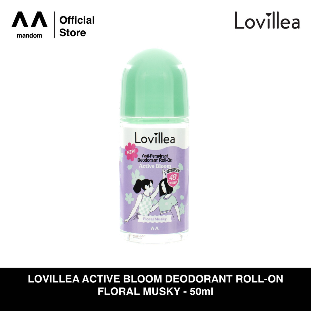 lovillea active bloom antiperspirant deodorant roll on 50ml lovillea active bloom antiperspirant deodorant roll on 50ml