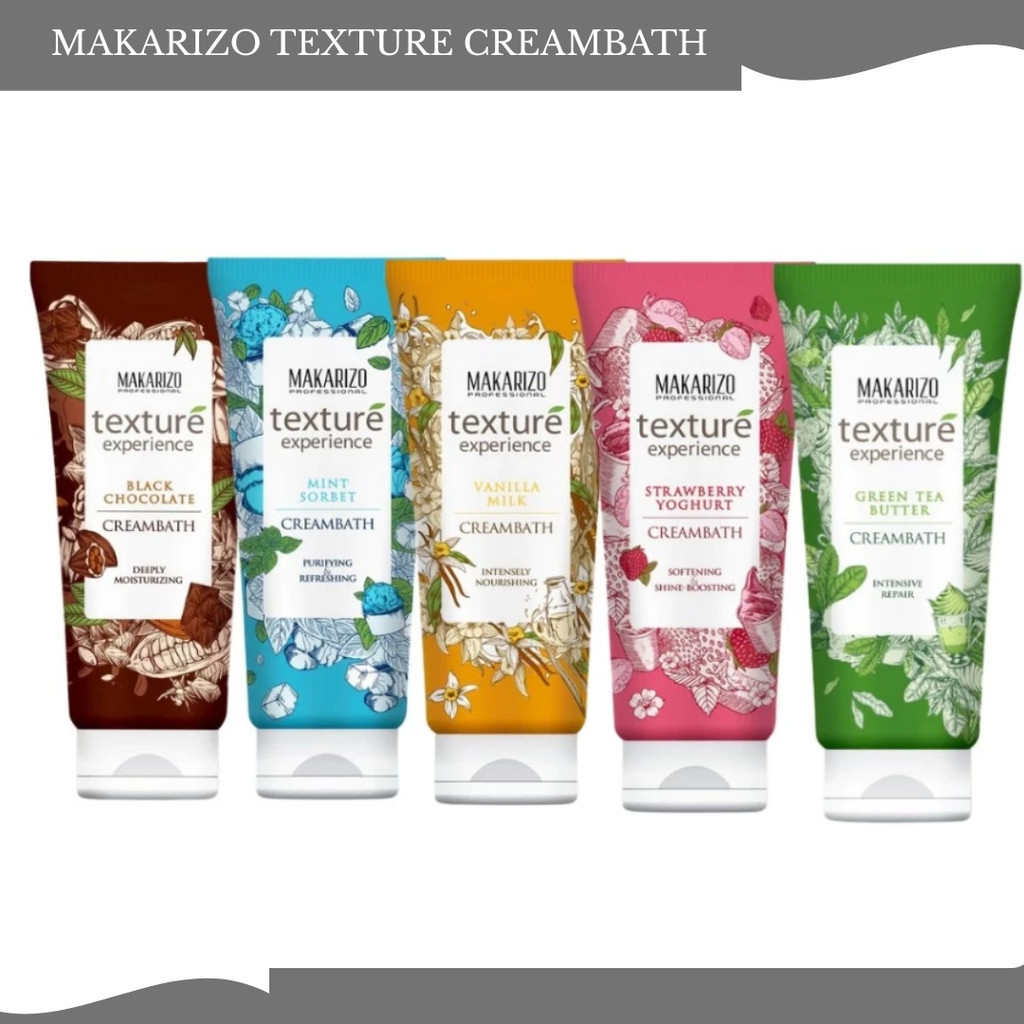 makarizo professional texture experience creambath 200ml/masker rambut makarizo professional texture experience creambath 200ml/masker rambut
