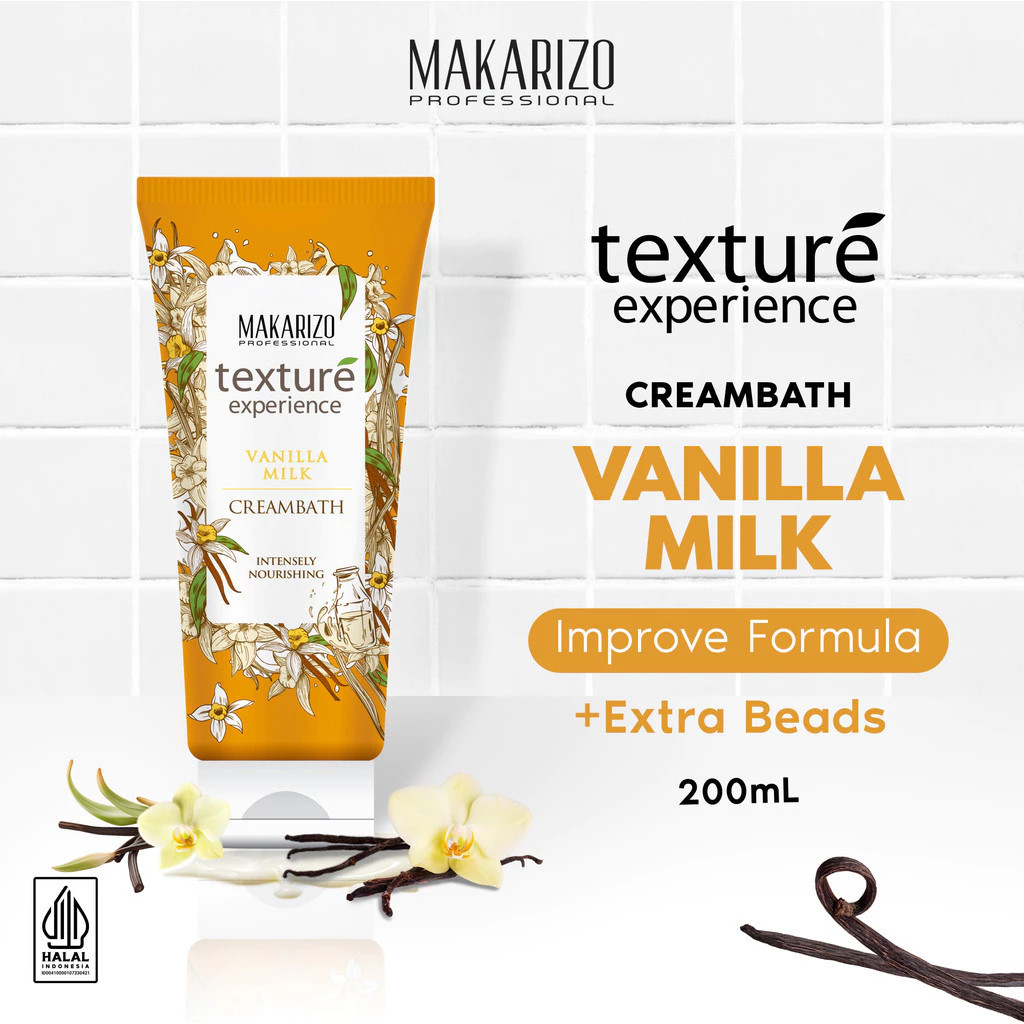 makarizo professional texture experience creambath 200ml/masker rambut makarizo professional texture experience creambath 200ml/masker rambut