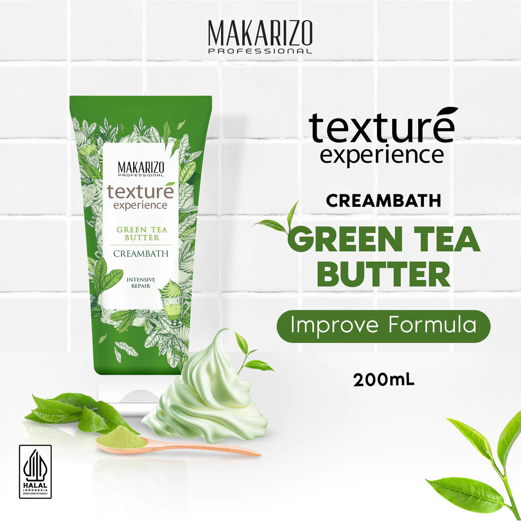 makarizo professional texture experience creambath 200ml/masker rambut makarizo professional texture experience creambath 200ml/masker rambut