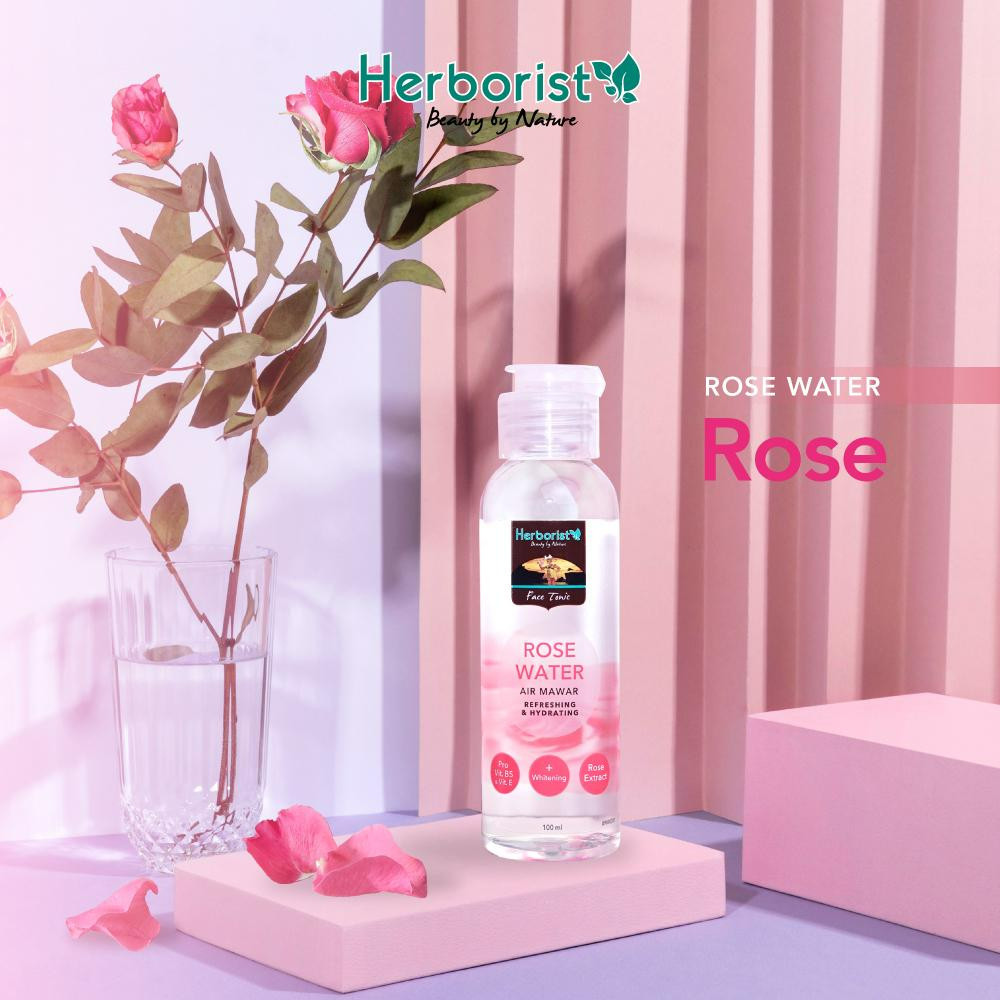 herborist rose water air mawar 100ml herborist rose water air mawar 100ml