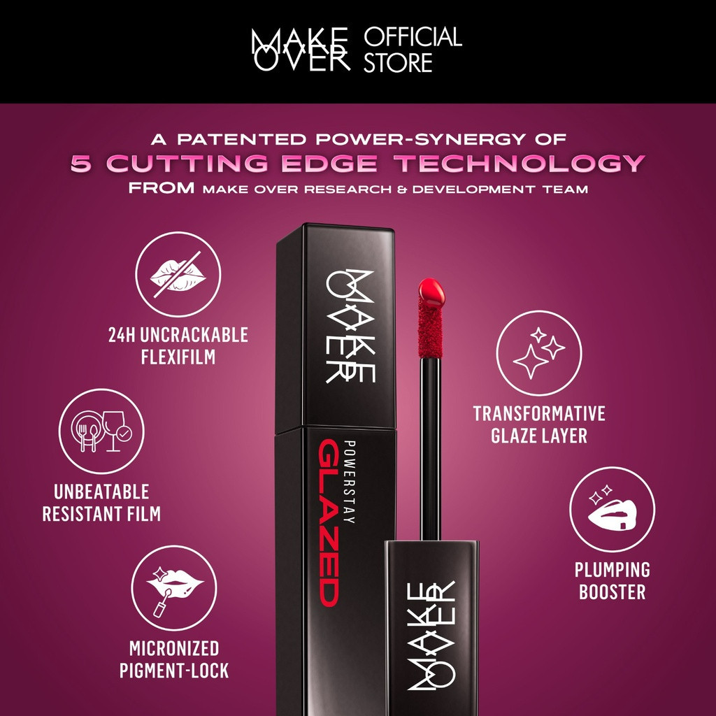 make over powerstay glazed lock lip pigment