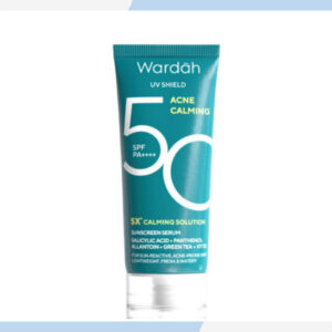 wardah uv shield acne calming sunscreen serum spf 50 pa++++ 40ml