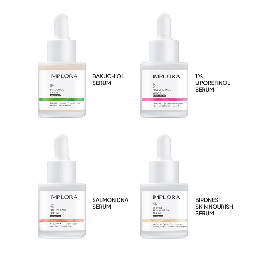 implora luminous brightening serum 20ml/serum wajah implora luminous brightening serum 20ml/serum wajah
