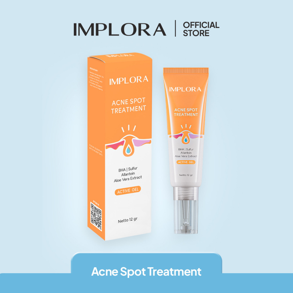implora acne spot treatment gel 12g/obat totol jerawat implora acne spot treatment gel 12g/obat totol jerawat