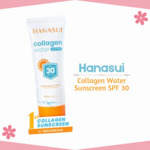 hanasui collagen water sunscreen spf 30+ pa+++ 30ml/tabir surya