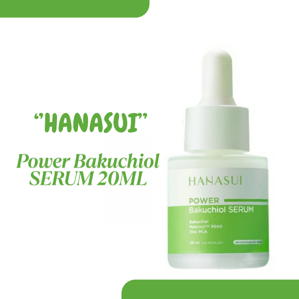 hanasui power bakuchiol serum 20ml/serum wajah hanasui power bakuchiol serum 20ml/serum wajah