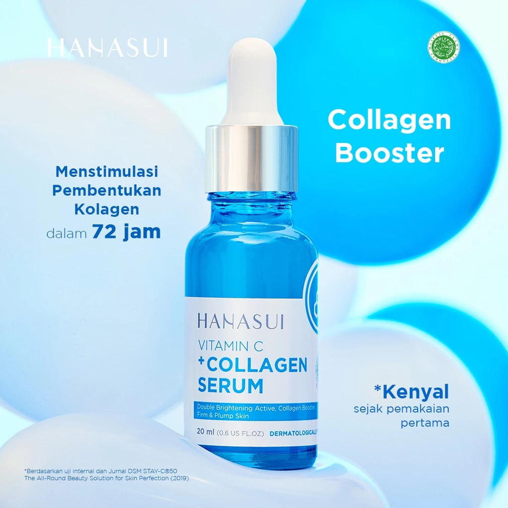 hanasui vitamin c collagen serum 20ml / serum wajah hanasui vitamin c collagen serum 20ml / serum wajah