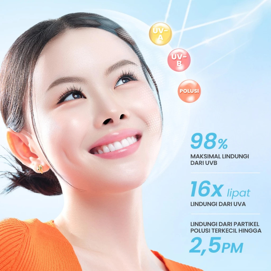 hanasui collagen water sunscreen spf 50 pa++++ 30ml / tabir surya hanasui collagen water sunscreen spf 50 pa++++ 30ml / tabir surya